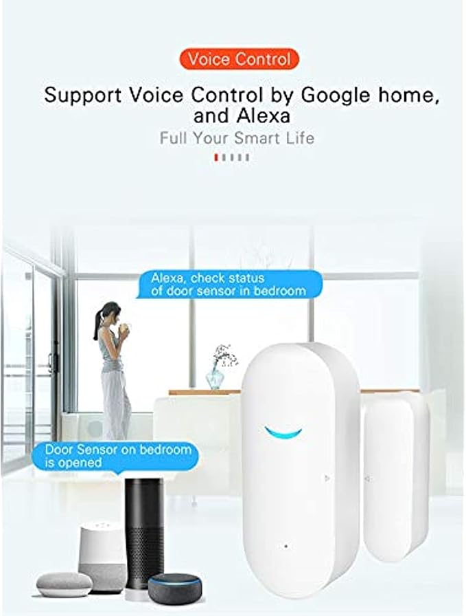 WiFi Door and Window Sensors, Tuya Smart Alarm - Image 3