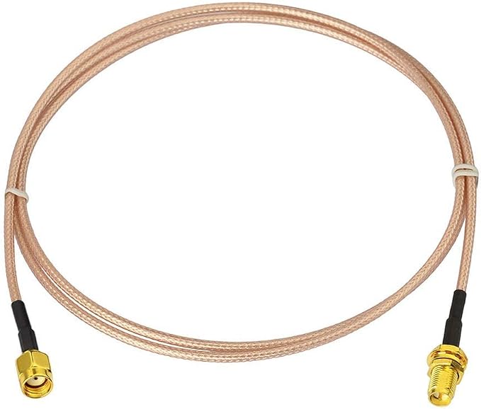 Bingfu WiFi Antenna Extension Cable RP-SMA Male to RP-SMA Female Bulkhead Mount - Image 3