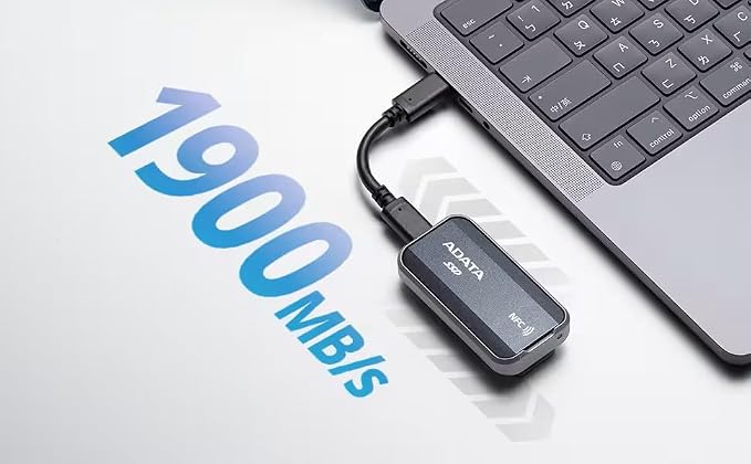 ADATA Urban TAPSAFE 1TB External SSD, Tap Safe, Transfer Fast. - Image 6
