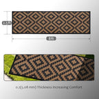 SAND MINE Reversible Mats, Plastic Straw Rug, Modern Area Rug, Large Floor Mat - Image 2