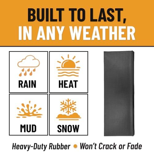 Ottomanson Outdoor Bullnose Stair Treads – Dots Heavy-Duty Non Slip Stair Mats - Image 5
