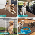 OLANLY Dog Door Mat for Muddy Paws 50x30, Super Absorbent Chenille Mud Mat - Image 7