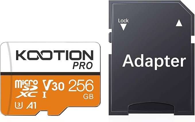 KOOTION Micro SD Card 256GB U3 TF Card by KOOTION