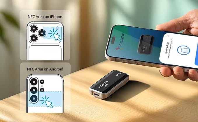 ADATA Urban TAPSAFE 1TB External SSD, Tap Safe, Transfer Fast. - Image 5