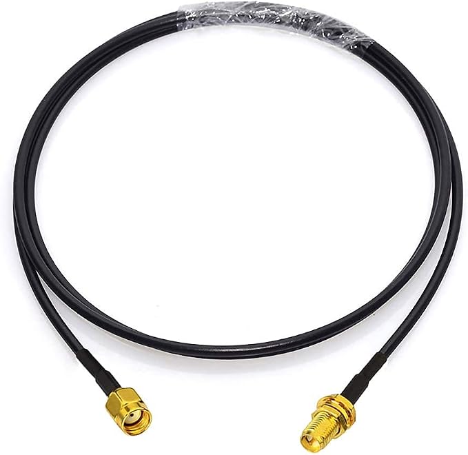 Bingfu WiFi Antenna Extension Cable RP-SMA Male to RP-SMA Female Bulkhead Mount by Bingfu-AntennasConnectivity