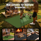Tamfile 68x48 Inch Grill Mats for Blackstone, Fire Pit Mat for Solo Stove - Image 2