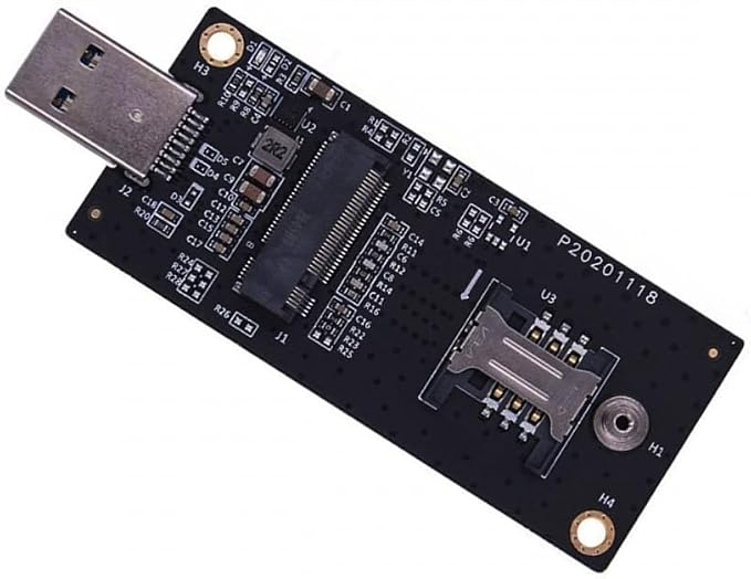 CY Adapter NGFF M.2 Key-B WWAN to USB 3.0 Adapter Riser Card by CY
