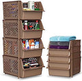 Skywin Stackable Storage Bins Open Front by Skywin