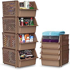 Skywin Stackable Storage Bins Open Front by Skywin