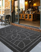 DEXI Front Door Mat Outside Entrance 4x6, Heavy Duty Non Slip - Image 2