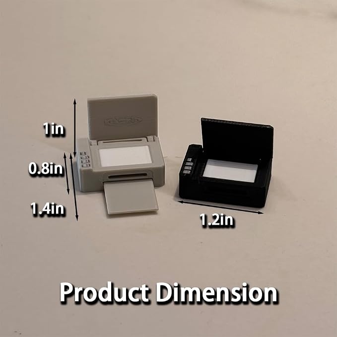 1:12 Mini Dollhouse Accessories Office Supplies Set, Including 2 Print Models - Image 2