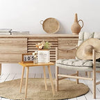FORAOFUR Short Side Table for Living Room, Mini End Table for Small Spacex2 - Image 2