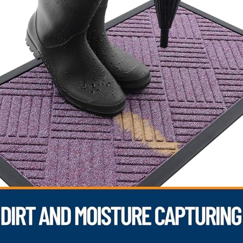 OLANLY Front Door Mat Outside Entrance 47x23, Waterproof Heavy-Duty Doormat - Image 3