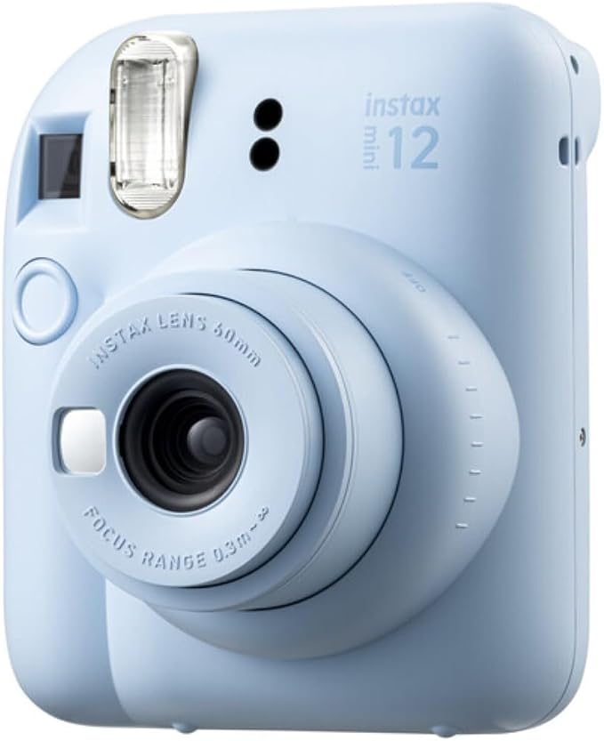 FUJIFILM INSTAX Mini 12 Instant Film Camera | Pastel Blue Bundled - Image 3