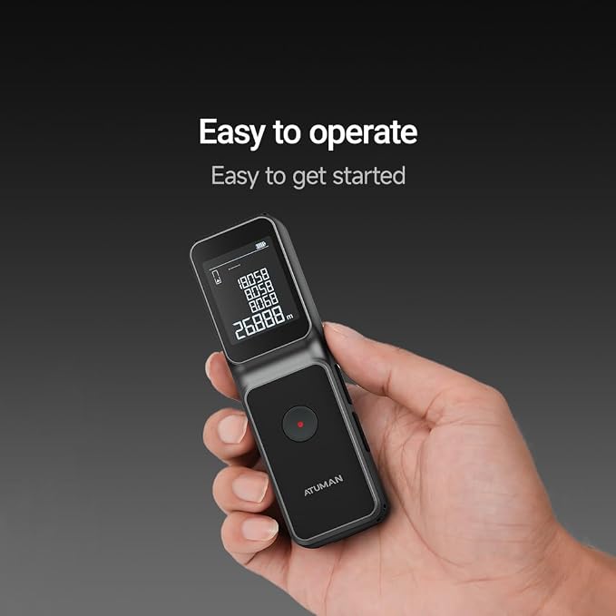 ATuMan LSA Laser Distance Measure, 164Ft/50M Range, ±2mm Precision, Data Storage - Image 5