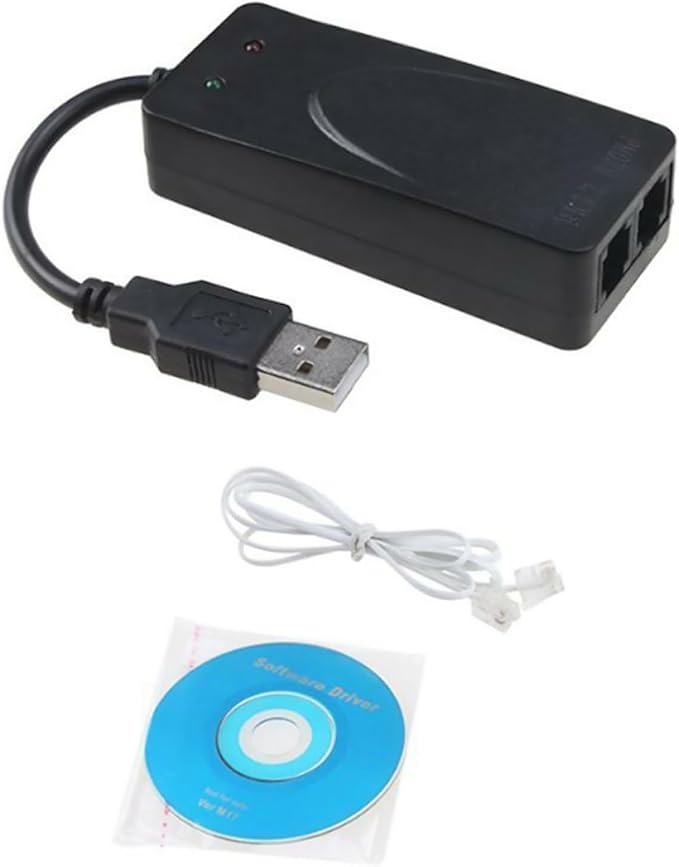 MOUDOAUER 56K External USB Data Fax Dial External Modem Driver by MOUDOAUER