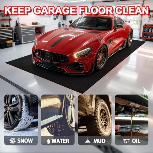 Heavy-Duty Garage Floor Mat 17' x 7'4" - Image 5