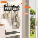 Evermagin 29" Coat Rack Wall Mount - Image 4