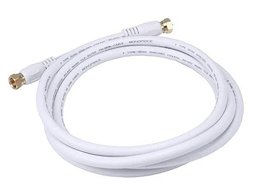 Monoprice RG6 Quad Shield CL2 Coaxial Cable by Monoprice