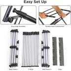 BLACK+DECKER Space Saving 3-Tier Expandable Clothes Drying Rack, Foldable - Image 4
