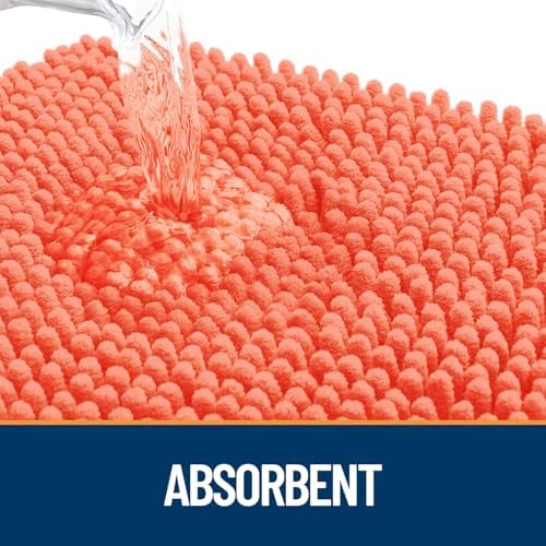 OLANLY Dog Door Mat for Muddy Paws 59x20, Super Absorbent Chenille Mud Mat - Image 3
