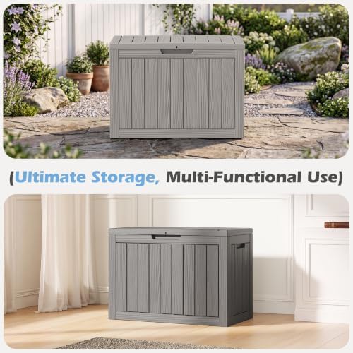 Outdoor Storage Box Waterproof, 45 Gallon Deck Box - Image 6