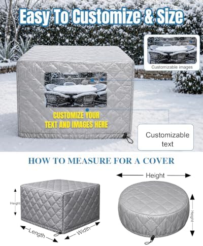 QYH Custom Insulated Equipment Cover, Waterproof Cold-Resistant Custom Fit - Image 5