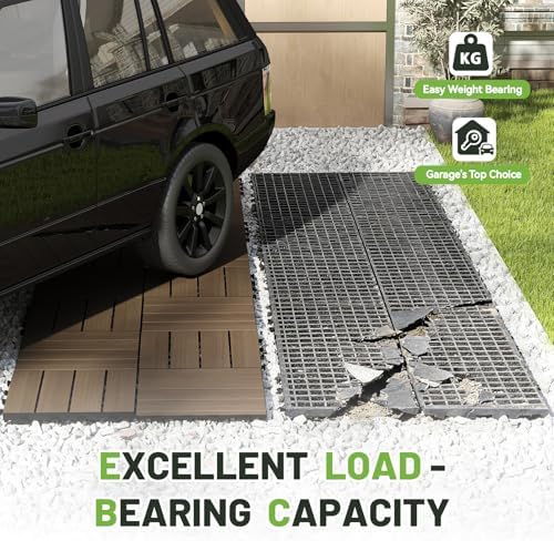 Interlocking Deck Tiles Outdoor Waterproof, Composite Patio Flooring - Image 4