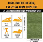 Ottomanson Artificial Grass Runner Natural 31" x 26' - Image 6