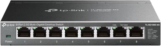 TP-Link TL-SG108S-M2 | 8-Port Multi-Gigabit 2.5G Ethernet Switch | Unmanaged by TP-Link
