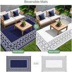 GENIMO Outdoor Rug, Waterproof Plastic Rugs - Image 4