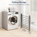 Whitmor Spacemaker Folding Drying Rack, Indoor Clothes Organizer - Image 6