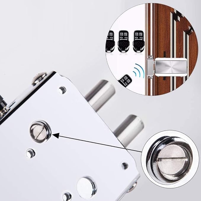 Remote Control Electronic Intelligent Door Lock, Smart Wireless Anti-Theft Home - Image 7