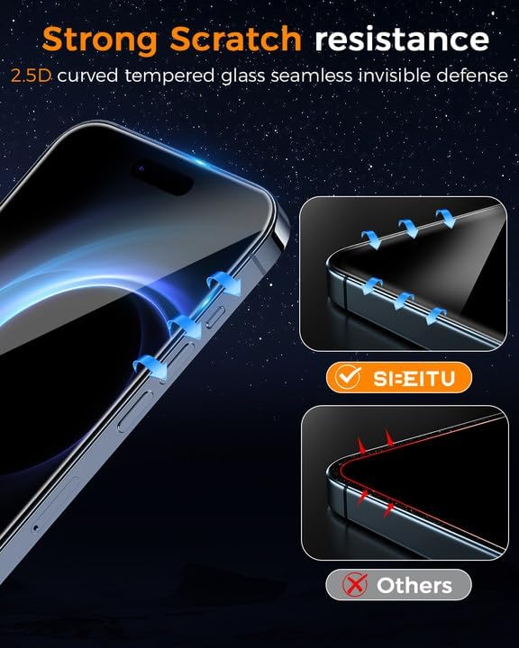 SIBEITU 3 Pack Screen Protector - Image 6