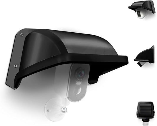 Universal Security Camera Sun Rain Cover Shield, Plastic Weatherproof by KURIAUDDO