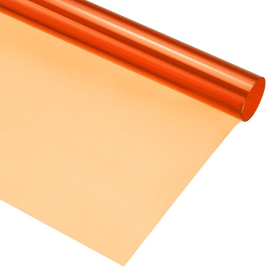 MECCANIXITY Lighting Gel Filter 39.4x39.4 Inch Orange 85 Color Correction Sheet by MECCANIXITY