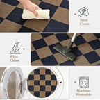 3x5 Outdoor Rug, Jute Checkered Rugs, Indoor Rug - Image 6