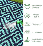 GENIMO Outdoor Rug, Waterproof Plastic Rugs - Image 6