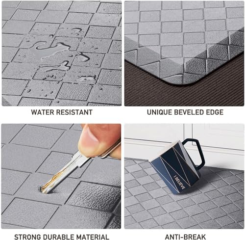 HappyTrends Kitchen Mats for Floor Cushioned Anti-Fatigue Kitchen Rugs - Image 4