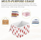 Bolaz Storage Bins with Lids and Handles, Bloody Scary Hands Storage Box - Image 7