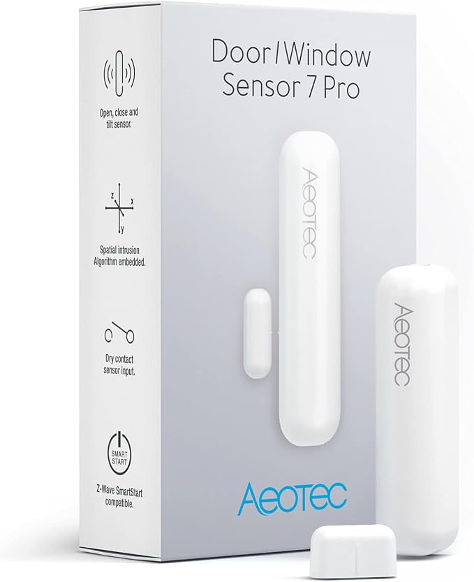 Aeotec ZWA012 Z-Wave Plus v2 Door / Window Sensor 7 Pro by Aeotec
