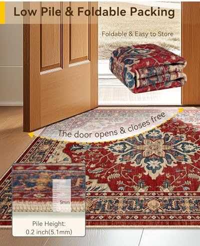 RELEANY Washable Area Rug - Image 5