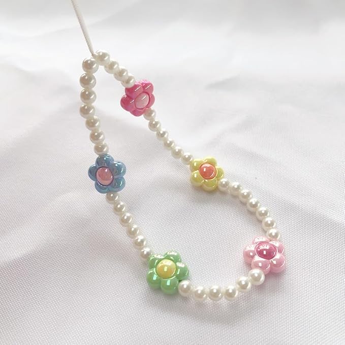 Beaded Camera Wrist Strap Cute Digital Camera Charm Lanyard, Phone Wristlet - Image 4