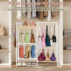2-in-1 White Shoe Rack for Closet - Image 6