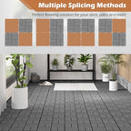 GIANTEX 18 PCS Interlocking Deck Tiles - Image 5