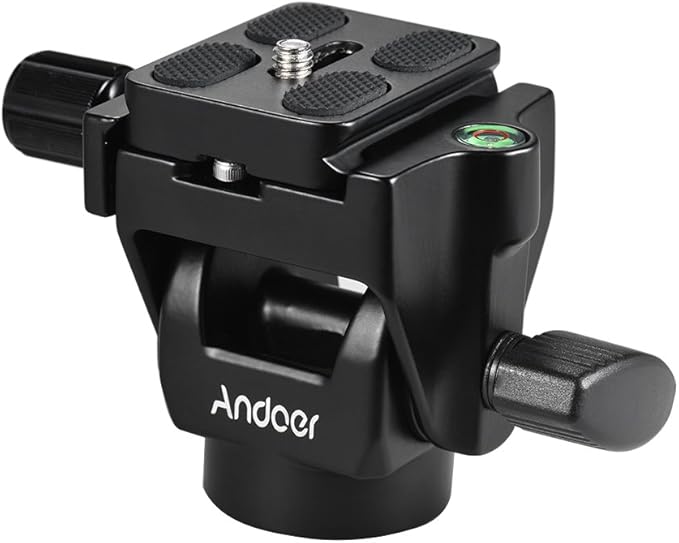 Andoer M-12 Monopod Tilt Head Panoramic Head Telephoto Bird Watching - Image 7