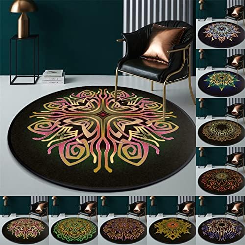 Chair Mat for Hardwood Floor Anti-Slip Floor Protector Round Gaming Computer - Image 4