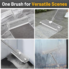 3 in 1 Floor Scrub Brush with Long Handle & Squeegee - Image 4