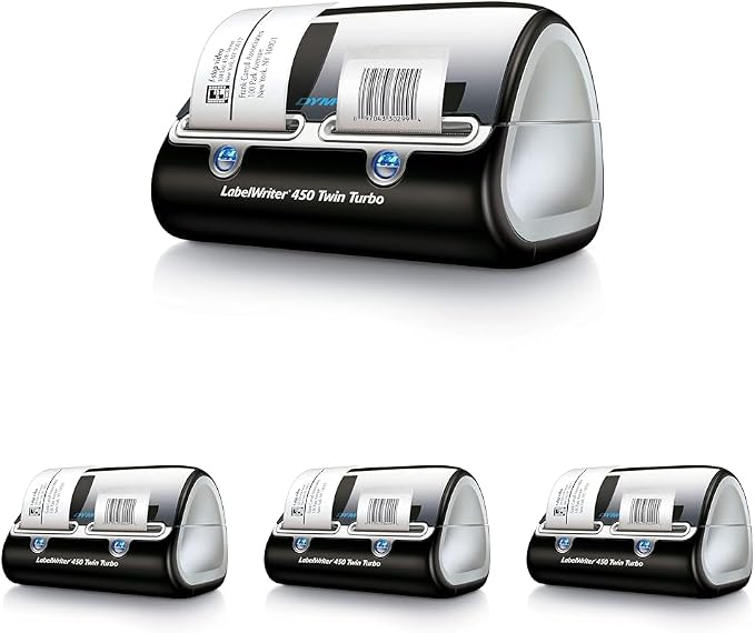 DYMO Label Printer, Label Writer 450 Twin Turbo, Direct Thermal Printer by Dymo%C2%AE