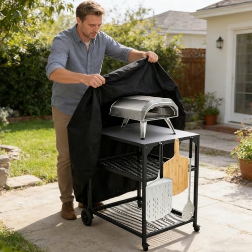 Outdoor Pizza Oven Table Cover for Ooni Oven and Medium Table - Image 7